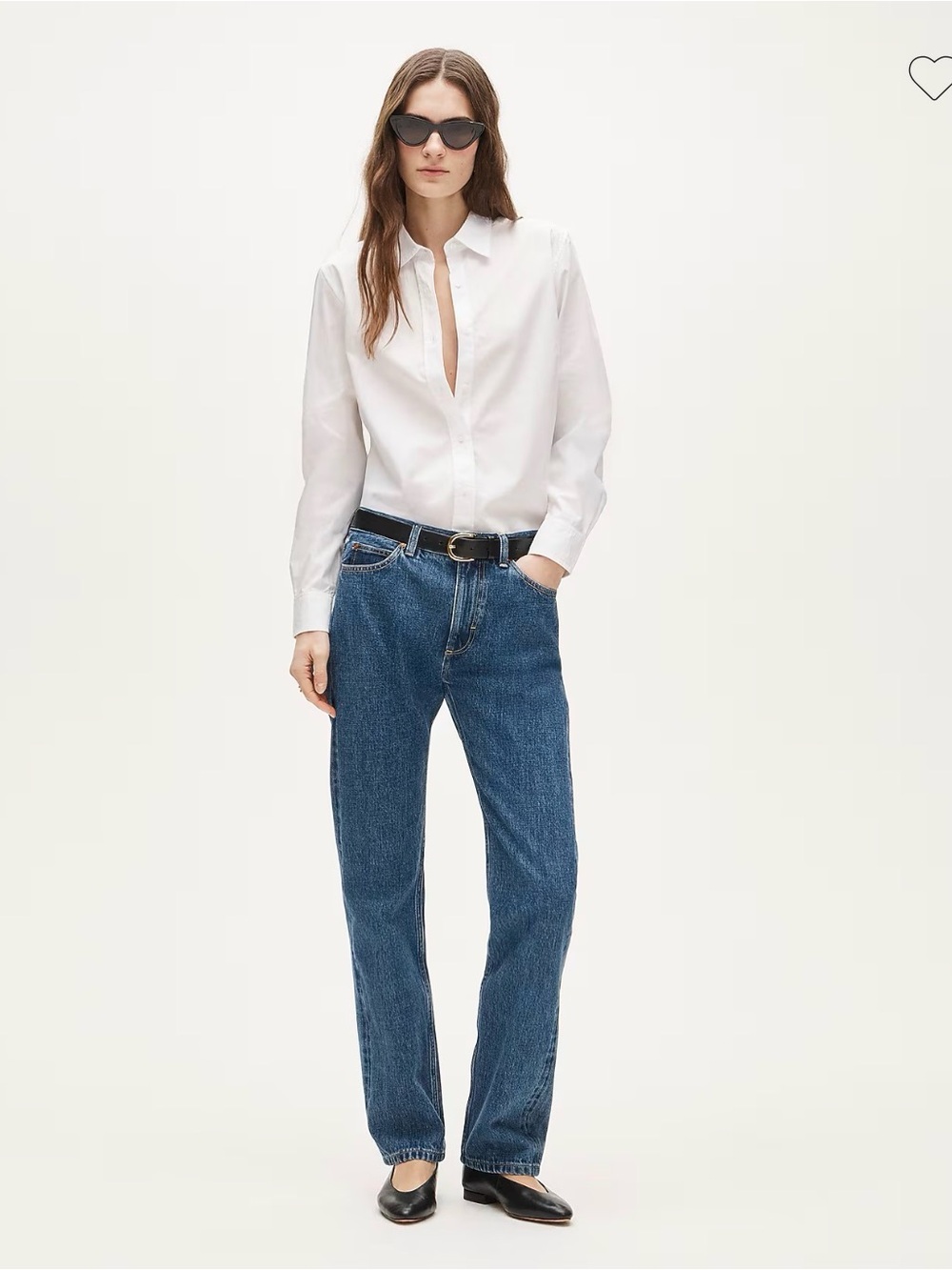JCrew White Crisp Button Down Shirt Women Slim Size 2